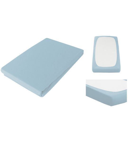 Biancheria da letto: JERSEY FIX TICINO  Hellblau 120x200cm – Nuovo e nell'imballaggio originale da Oensingen venduto da directshop24 4