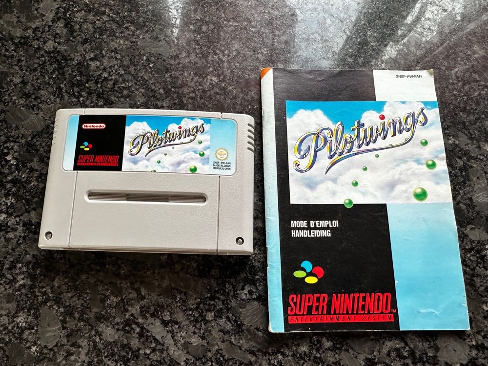 Jeu Pilotwings (pour console Super Nintendo SNSP) (Gebraucht) in Villaz ...