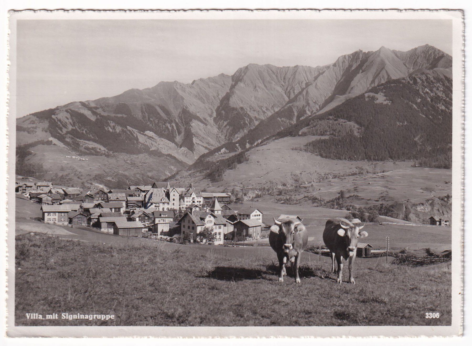 Cartoline postali: Villa mit Signinagruppe – Usato da Cormoret venduto da Pascalll2001