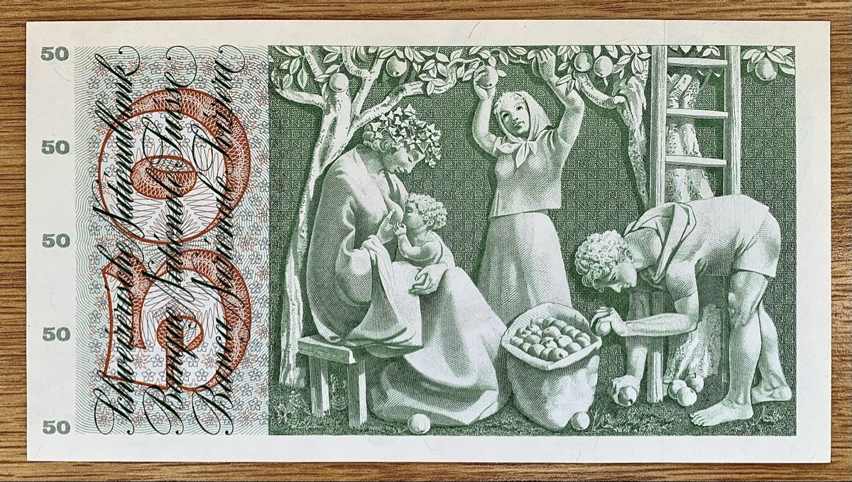 Banknoten: 50 Franken Schweiz 1972!!! UNC!!! – Neu (gemäss Beschreibung) aus Oberentfelden von NunoLouro 1