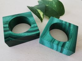 1 von 2 Stk. Tischuhrengehäuse Malachite TOP / Sondererkauf