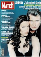 Johnny Hallyday / Karin - Paris Match - 1993