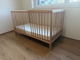 Babybett Pinolino 70x140cm inkl. Matratze