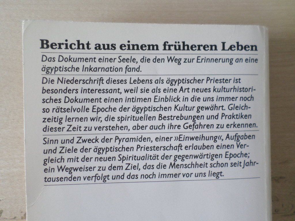 Libri: Ägyptische Einweihung / W. Weden – Usato da Liestal venduto da man_7bt6 1
