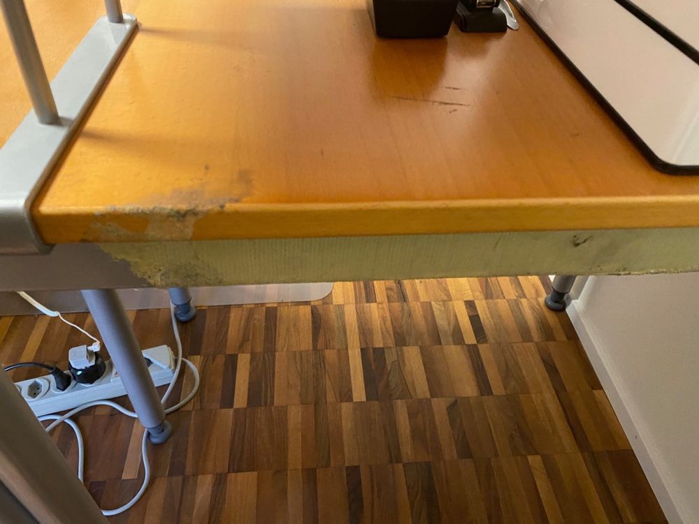 IKEA Effektiv Büromöbel Eckschreibtisch in Rotbuche Kaufen auf Ricardo