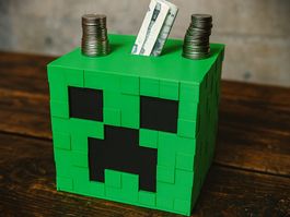 Minecraft Creeper Spardose – 3D-Druck Sparbüchse