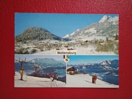 Waltensburg Graubünden Skigebiet mehrbildrig Skilift 1986