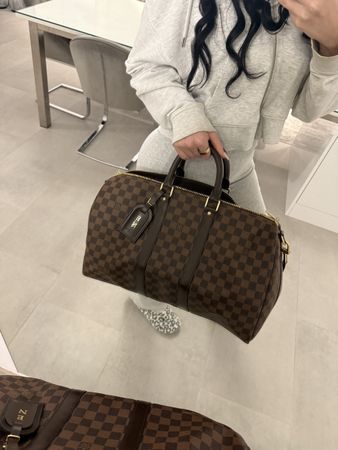 Louis Vuitton Reisetasche Keepall 45 Damier Ebene Top!