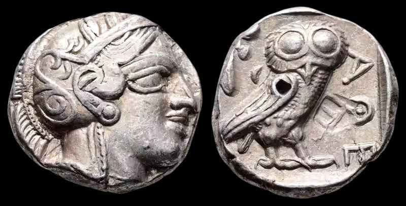 Tutti le monete: Athen, Attika. Silber-Tetradrachme – Usato da Niederwil AG venduto da Helveticoins