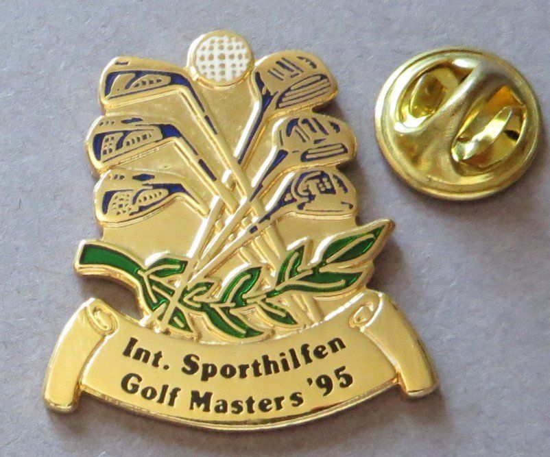 Placchette & Badge: PIN, INT. SPORTHILFEN GOLF MASTERS 95 – Usato da Neuhausen venduto da luckimucki