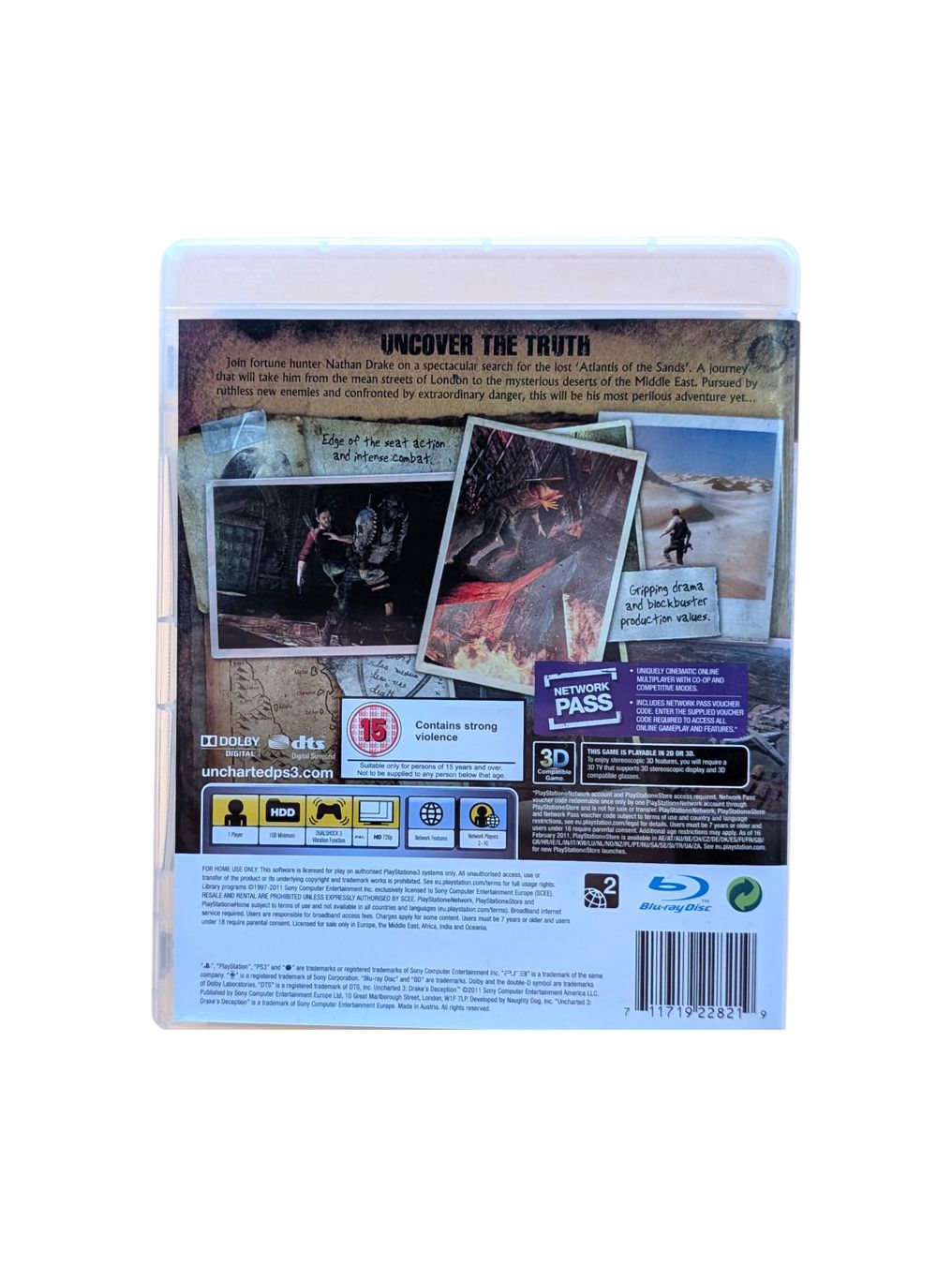 Sony Giochi: Uncharted 3 PlayStation 3 (PS3) – Usato da Domat/Ems venduto da IsseldorsShop 1