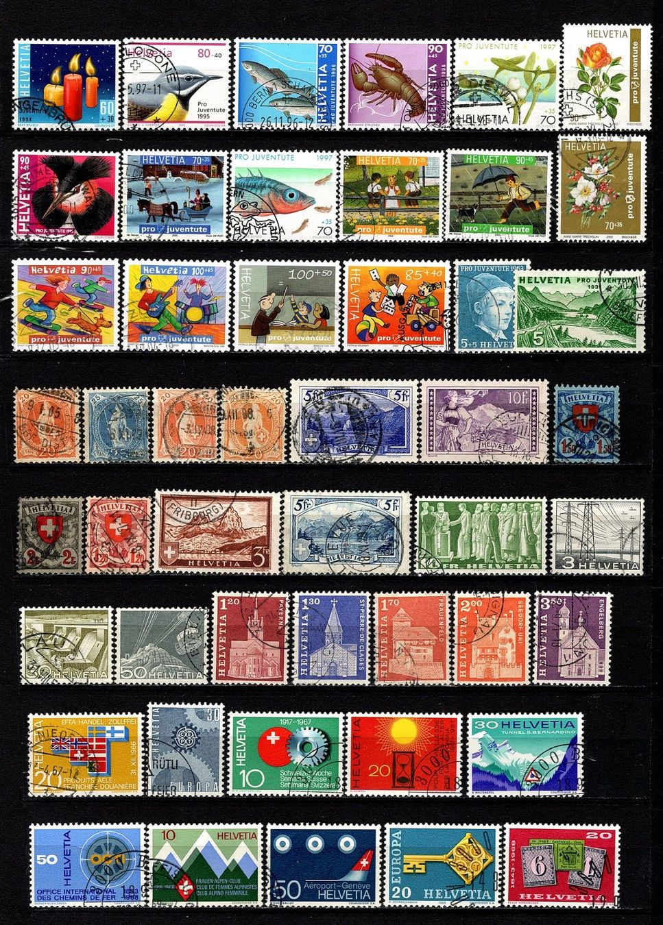 Tous les timbres: Sammlung Schweiz (911) – D'occasion à Burgdorf par blinky01