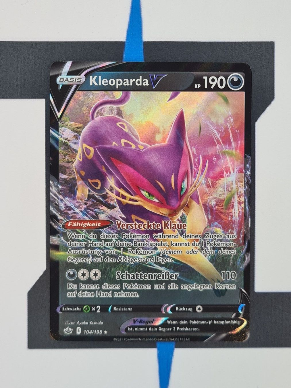Pokémon Carte collezionabili: Kleoparda V CRE104 DE NM – Nuovo (secondo la descrizione) da Basel venduto da Zadoys