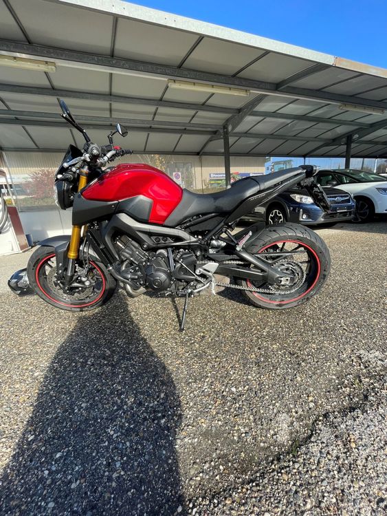 Zubehör Motorrad Für Y&amaha MT09 FZ09 FJ09 XSR900 TRACER 900 TRACER 900 GT 2014 15 16 17 18 19 2020 2021 Komplette Systeme Auspuff Modifizierte Vordere Link Rohr Zubehör ( Color : Stainless steel B