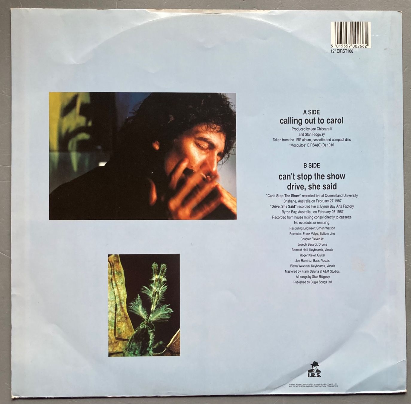 Schallplatten: STAN RIDGWAY - CALLING OUT TO CAROL – Gebraucht aus Poliez-Pittet von Newtown-Records 1