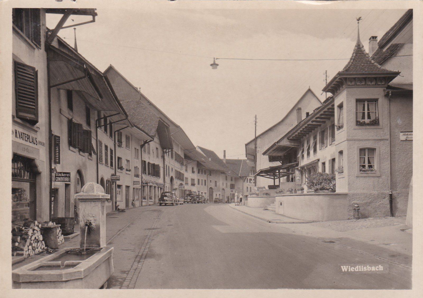 Cartoline postali: Wiedlisbach 1940 – Usato da Rapperswil SG venduto da INTELVI