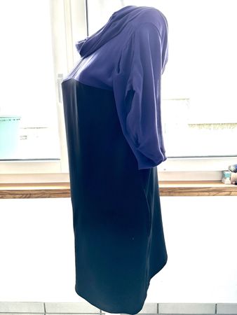 Cocktail Kleid Antonio Berardi Gr. 38 - purple/black Seide