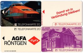 4 Dummy Telefonkarten aus Deutschland