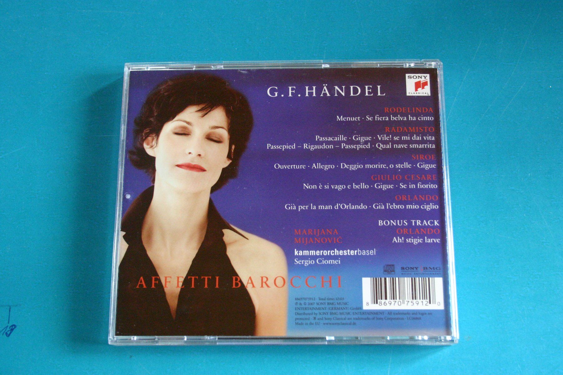 CD: MARIANA MIJANOVI HÄNDEL – Usato da Winkel venduto da Gallica 1