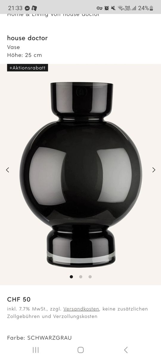 House Doctor Vasen & Gefässe: Vase | House doctor | danish design – Gebraucht aus Zürich von samira12382 3