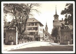 Zofingen, unterer Stadteingang, gelaufen 1943 mit Feldpost