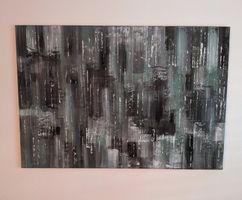 😊 CC Art Matrix,83x123cm, auf Leinwand, handmade