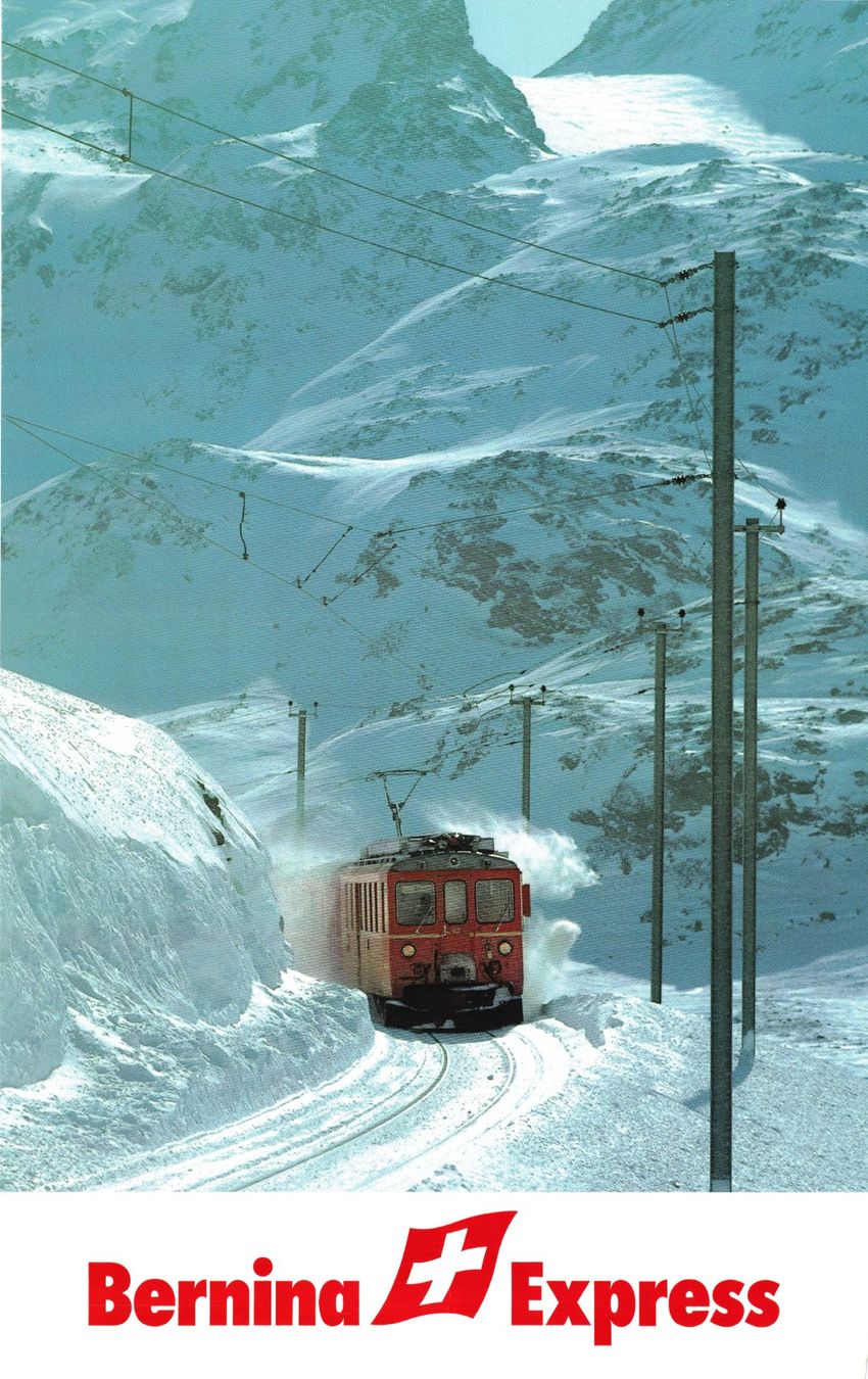 Posters & Illustrations: Plakat "Bernina Express" – D'occasion à Chur par mar_95xd