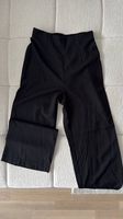 WideLeg Stoffhose schwarz 