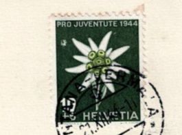 Schweiz, Abart auf Pro Juventute 10 Rp. 1944