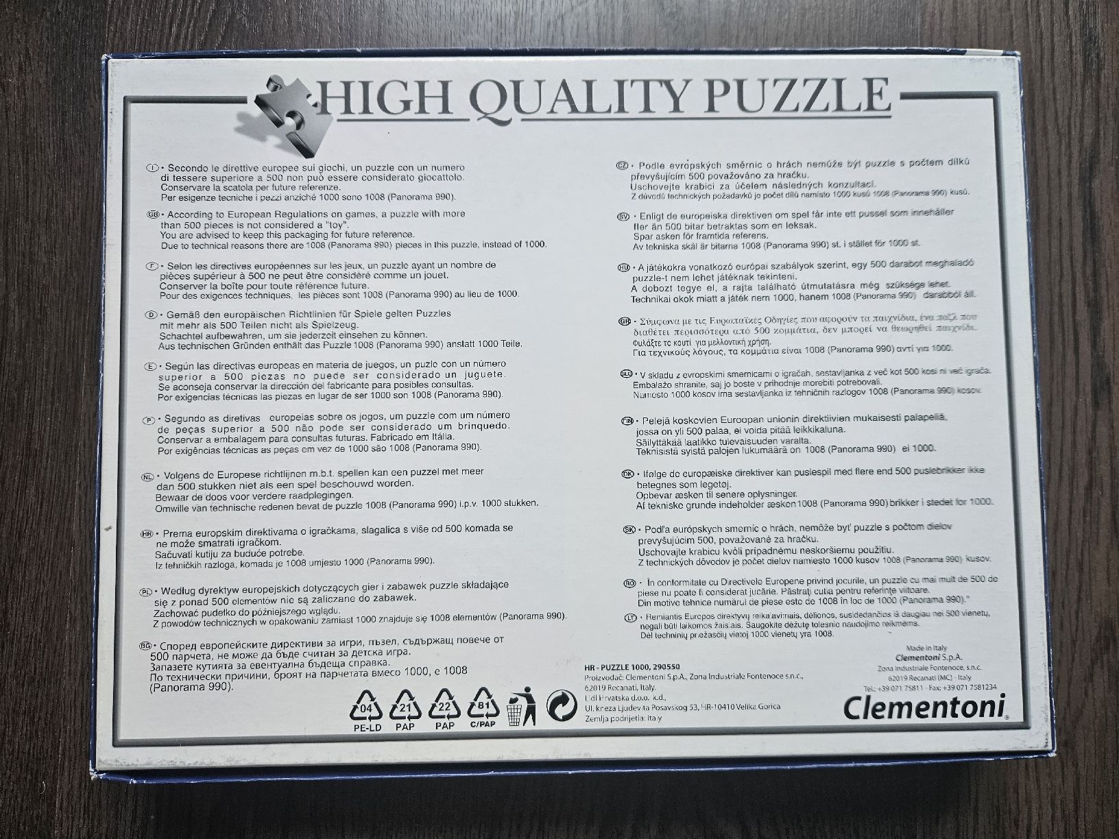 Clementoni Puzzle: Leuchtendes Einhorn Puzzle 1000 Teile – Nuovo (secondo la descrizione) da Niederurnen venduto da leylaaa08 4
