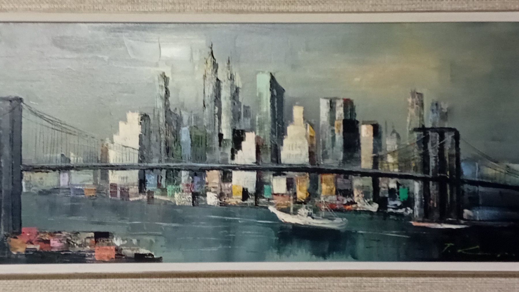 Dipinti: Gemälde Manhattan Vintage – Usato da Thun venduto da Sternschnuppe7