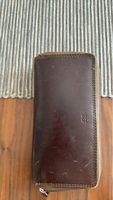 Elegantes Leder Portemonnaie, Top Zustand! Braun/Bronze