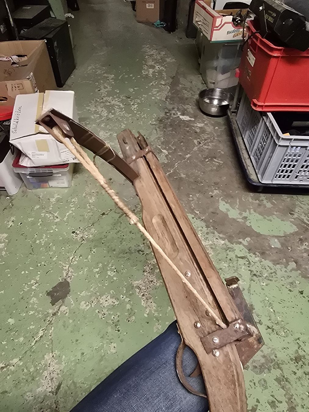 Tiro con l'arco: Holz Armbrust Antik (D) – Usato da Rorschach venduto da TimelessTrading 1