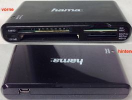 hama 00091091 CardReader 9-in-1 extern USB-2.0 schwarz