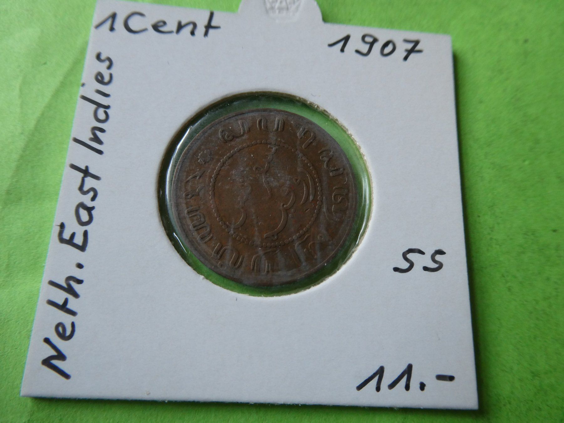 Tutti le monete: NIederländisch Indien 1907, 1 Cent – Usato da Hinterforst venduto da Rohusri