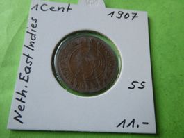 NIederländisch Indien 1907, 1 Cent