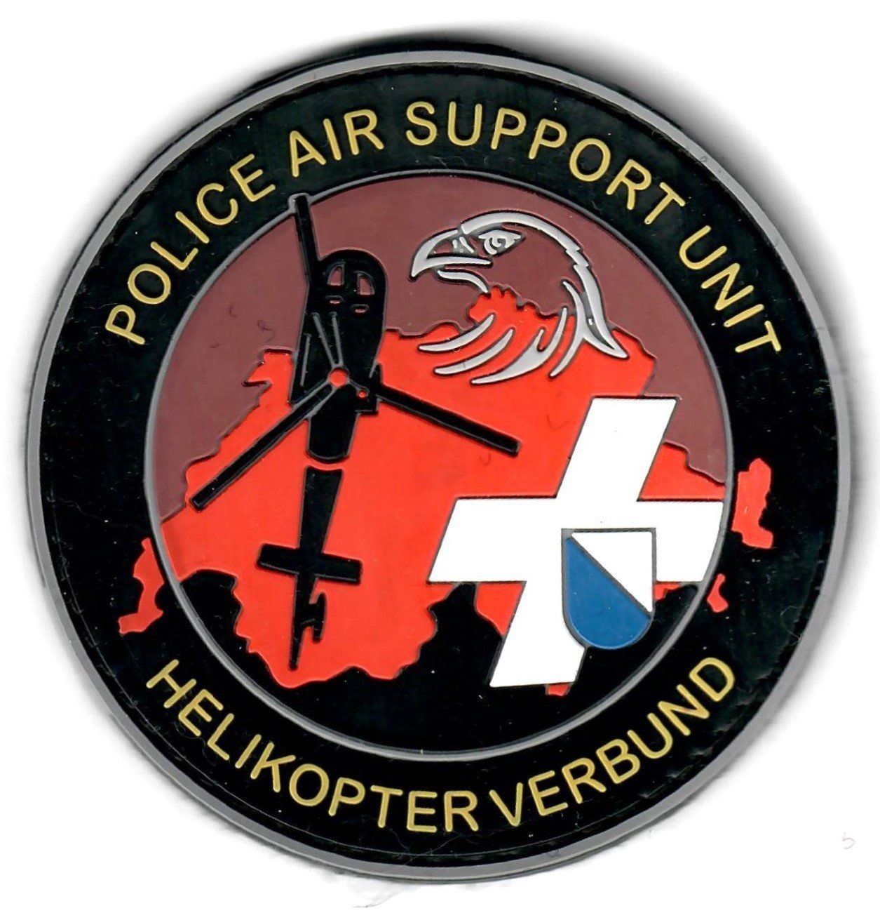Placchette & Badge: Helikopter Verband - Patch Police Air Support Unit – Usato da Spreitenbach venduto da Achi66