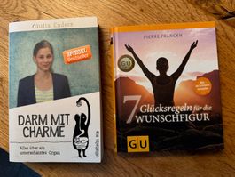 2 Sachbücher: "Darm mit Charme" und "Wunschfigur", gebraucht