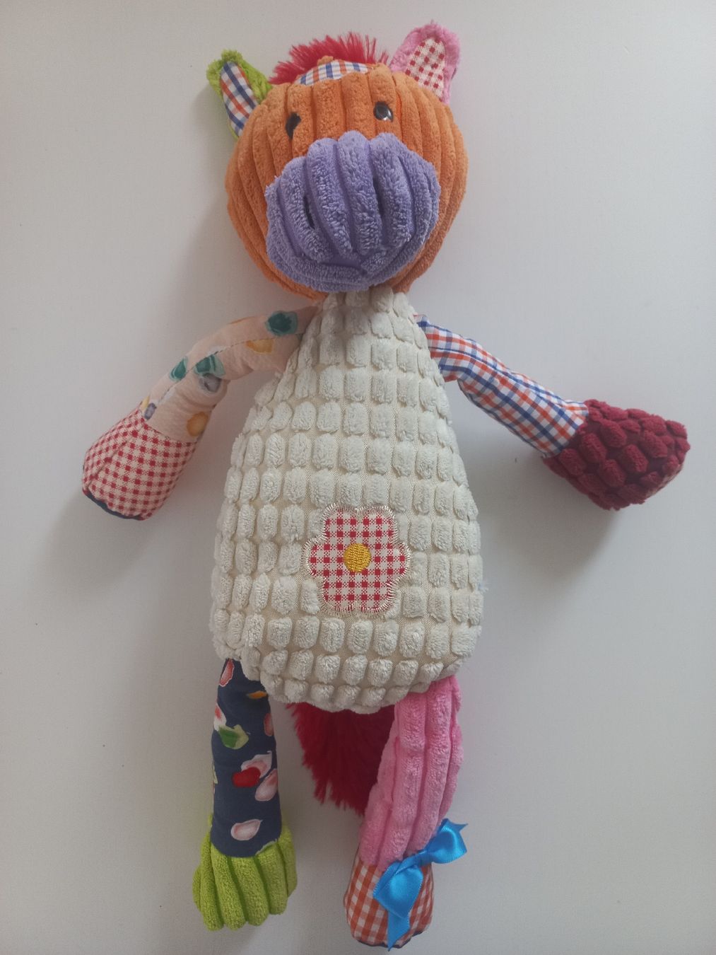Spielzeuge: Heunec Pferd/Esel - Patchwork Plüschtier – Gebraucht aus Wangen b. Olten von SecondStory4u