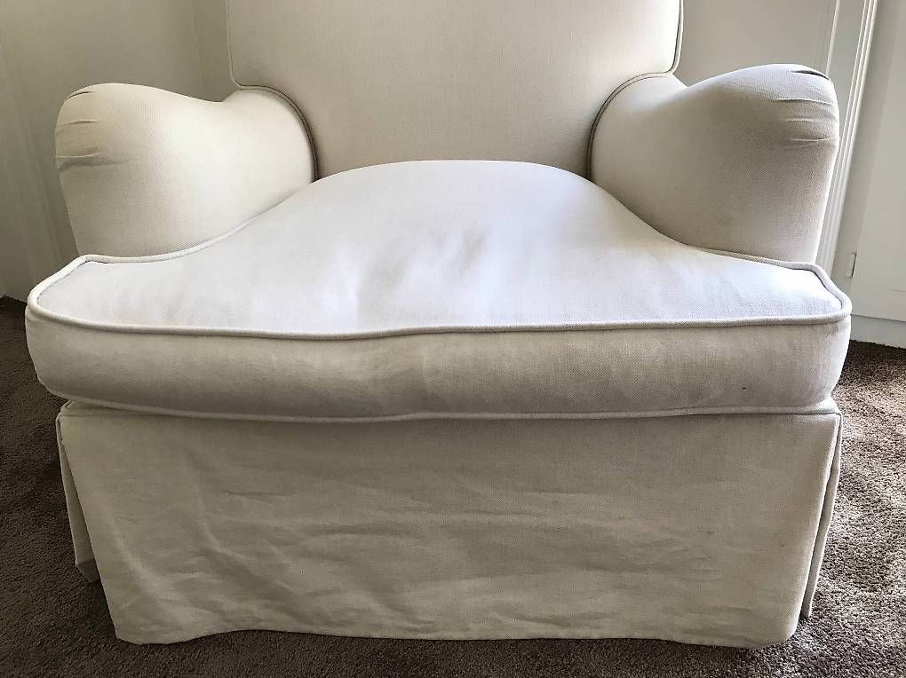 Poltrone: Grand fauteuil en tissu blanc – Usato da Chernex venduto da lar_w99f 3