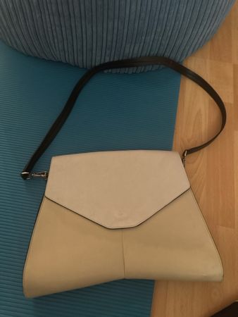 Handtasche Narciso Rodriguez Leder beige schwarz gebraucht