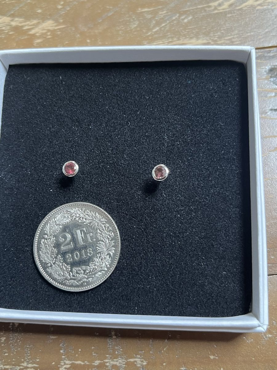 Orecchini pendenti & Orecchini a lobo: Ohrstecker pinker Turmalin Silber 925 – Nuovo e nell'imballaggio originale da Worb venduto da alfiie824 2