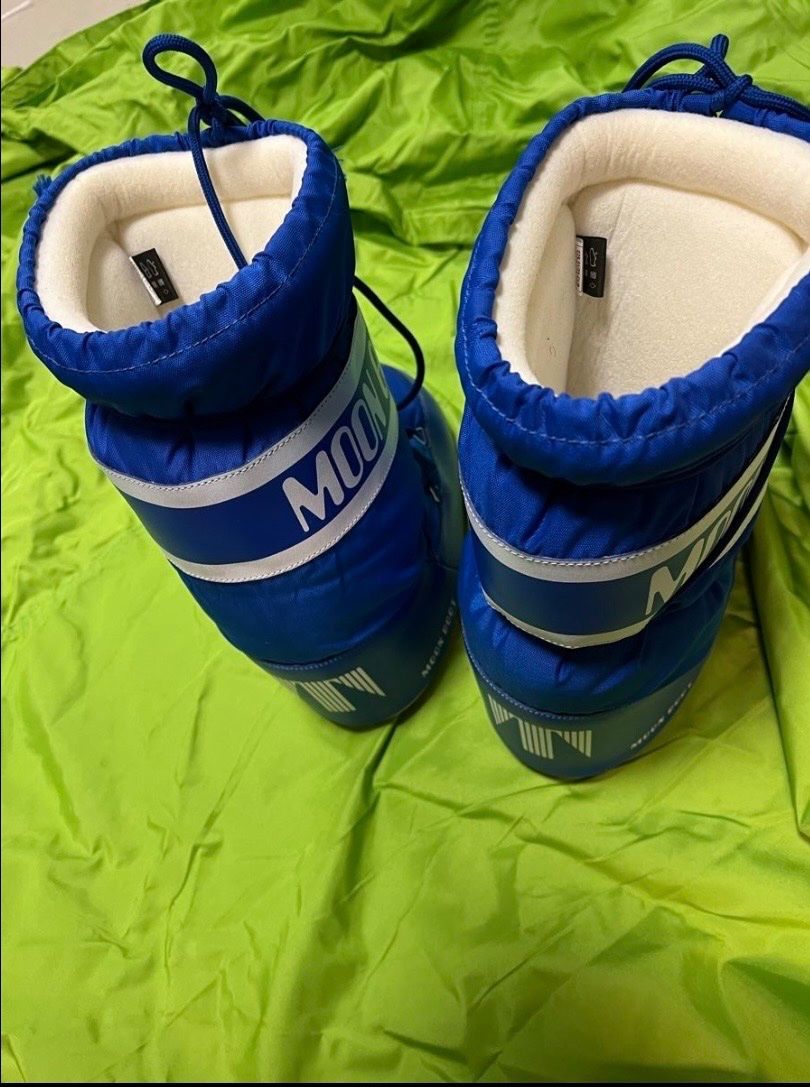 Moon Boot Scarpe da uomo: Moon Boot Nylon Blau Gr. 42/44 – Usato da Gwatt (Thun) venduto da marcramseier 3