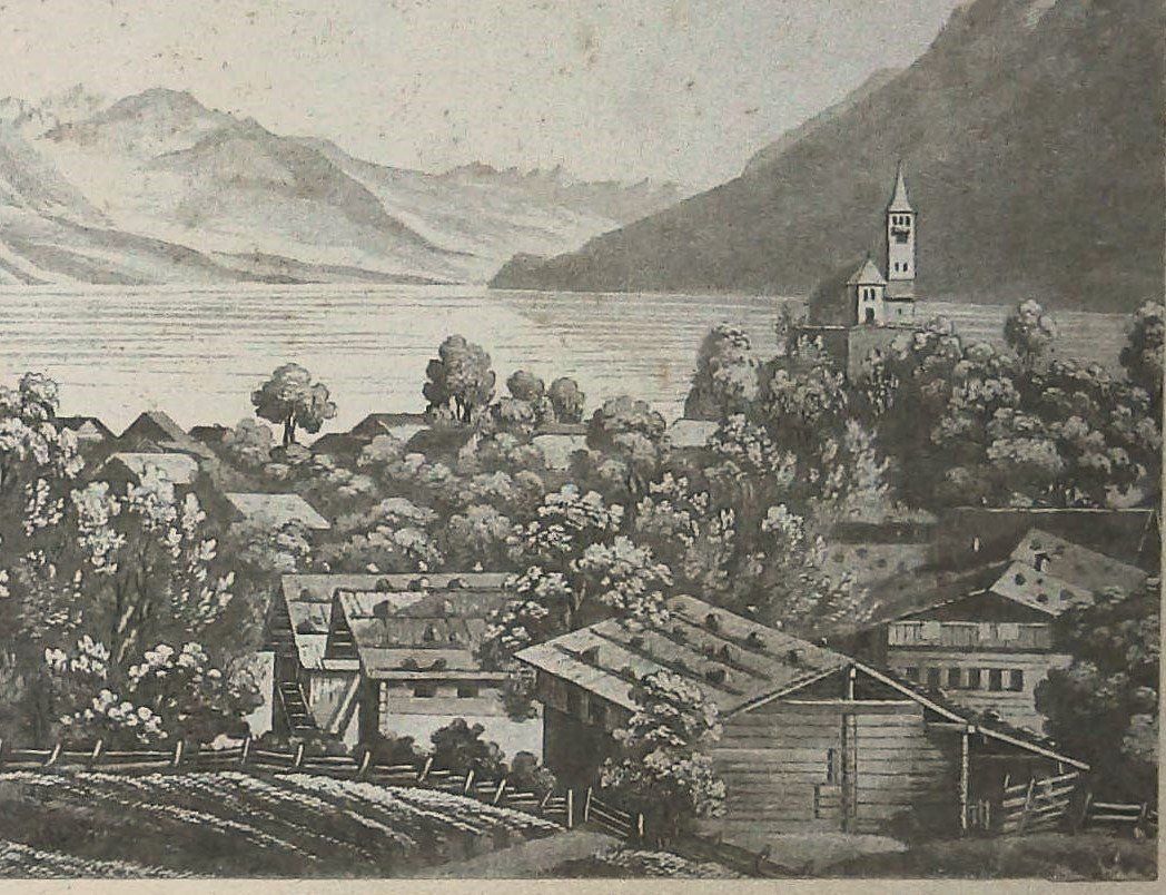 Incisioni: Brienz Aquatinta von S. Weibel 1807 – Usato da Rafz venduto da Helvet32 1