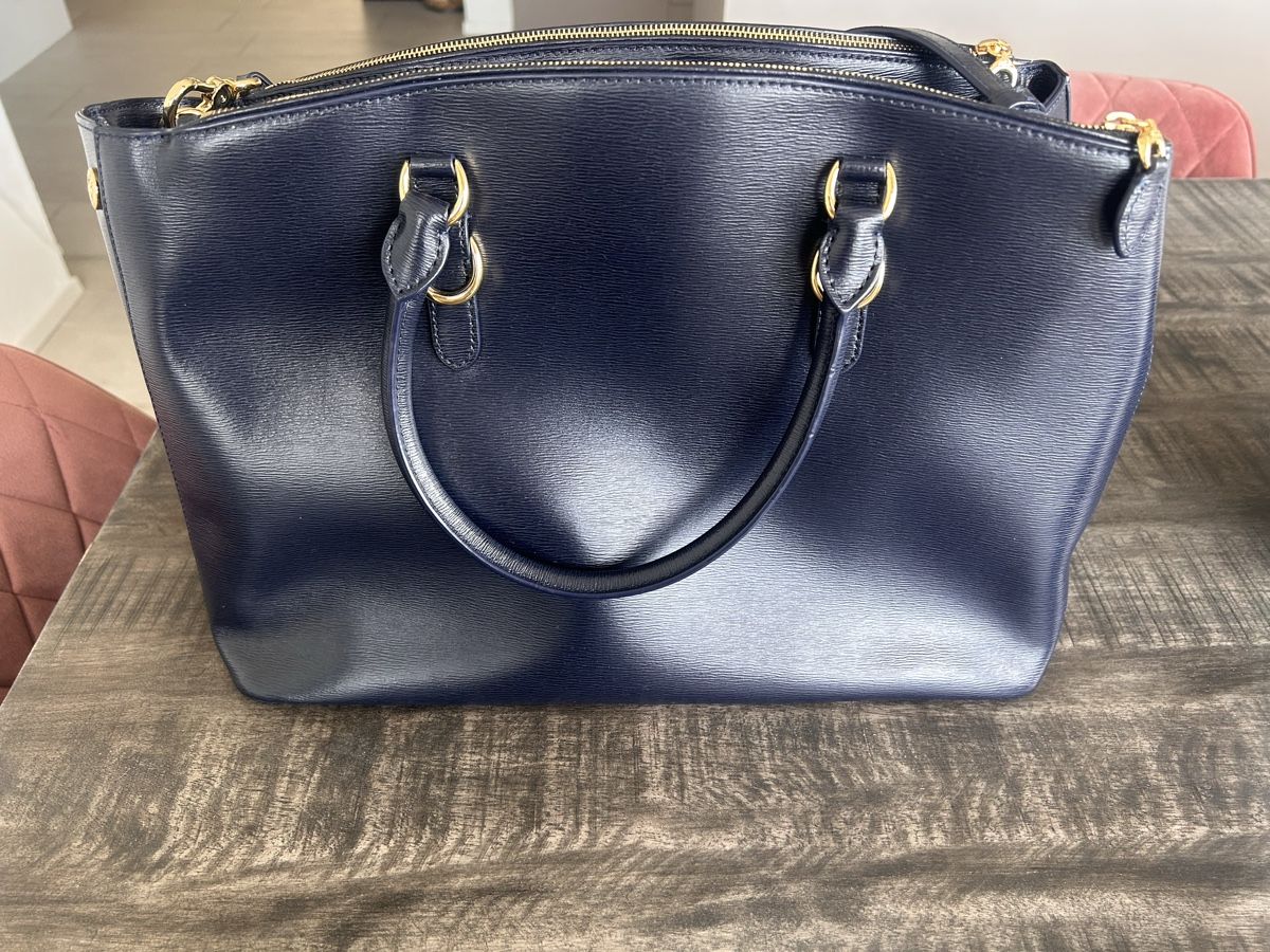 Ralph Lauren Borse da donna: Ralph Lauren Ledertasche navy blue – Nuovo (secondo la descrizione) da Muttenz venduto da Jan.iglan 2
