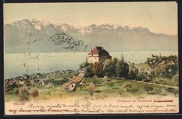 AK Clarens, Chateau du Chatelard, 1901