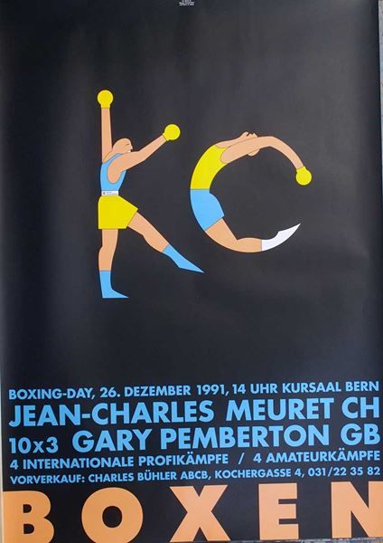Fotografie & Manifesti: Boxplakat Claude Kuhn, Meuret-Pemberton – Nuovo (secondo la descrizione) da Bern venduto da Vintage-Art-Poster