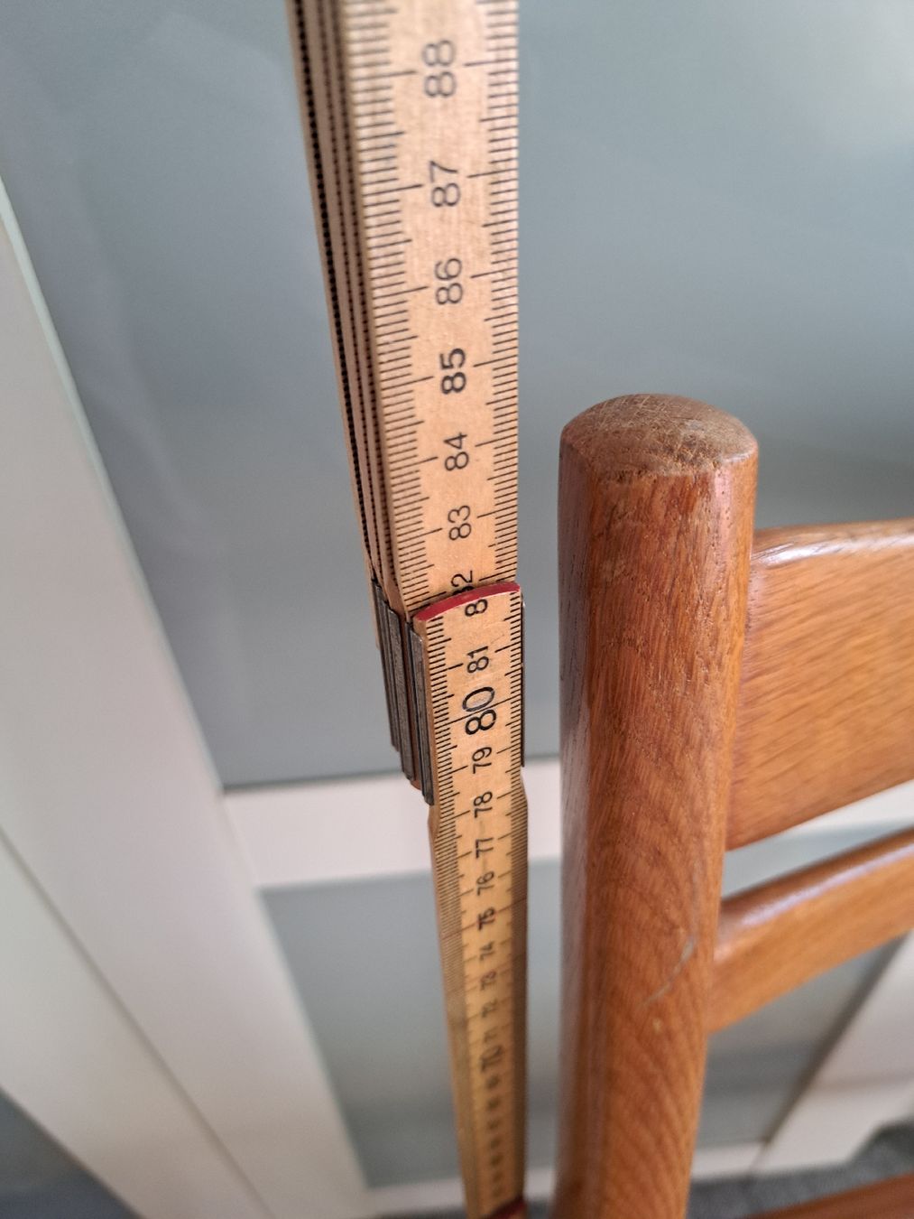 Stühle: Mid Century Teak Holz Stuhl abwaschb.Sitz – Gebraucht aus Kölliken von Upcycling-by-Mc-TAM 3
