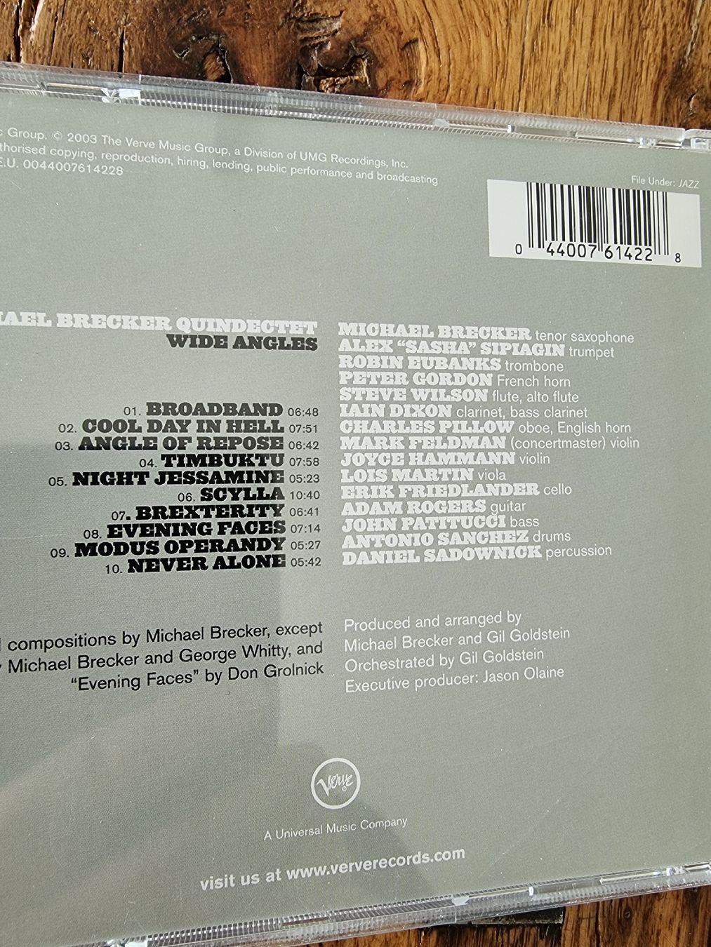 CD: MICHAE BRECKER QUINDECTET WIDE ANGELS – Nuovo (secondo la descrizione) da Zofingen venduto da Tinpan 2