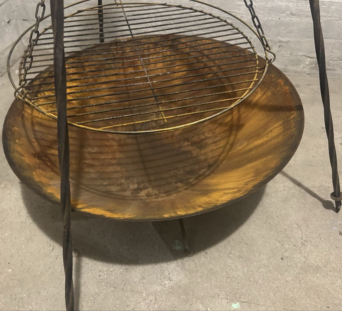 Bracieri: Grill-Feuer-Schale 65cm Durchmesser Schale  – Usato da Winterthur venduto da stella67 2